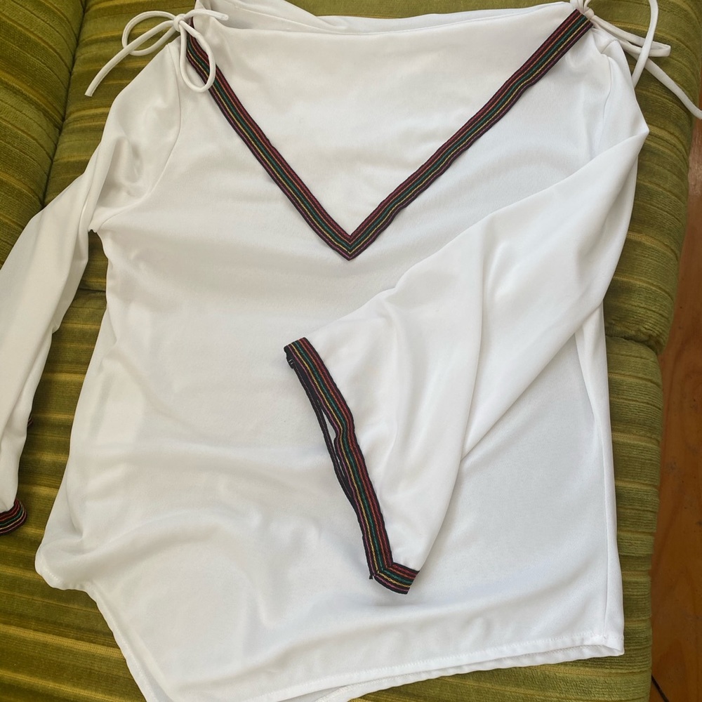 VINTAGE 60’s sailor top by the International Ladies Garment Workers Union.